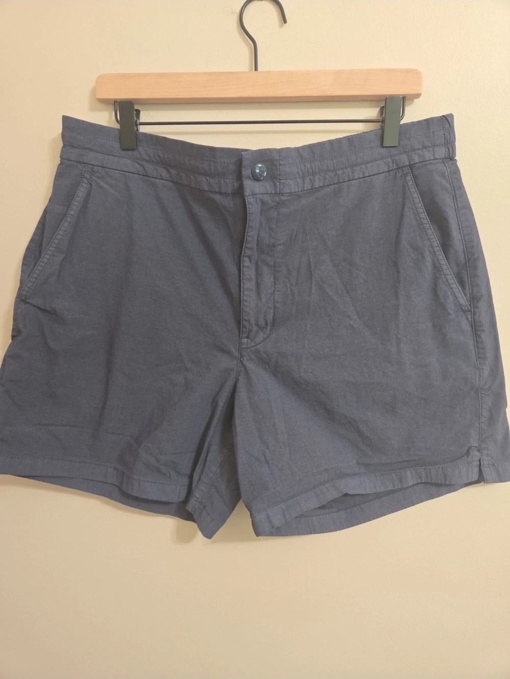 Madewell The Weekend Shorts Men’s Size 34 Indigo NWOT Cotton Casual Chino Shorts